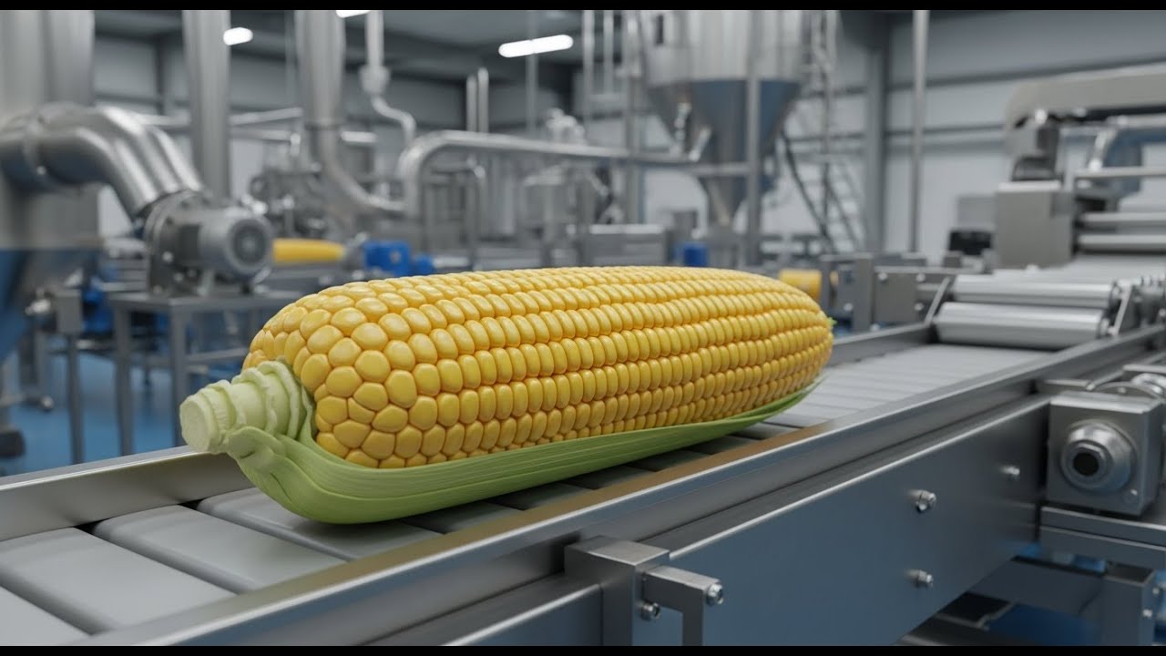 Inside a Modern Factory: Maize to Corn Starch Process | $1,000,000 Production Line