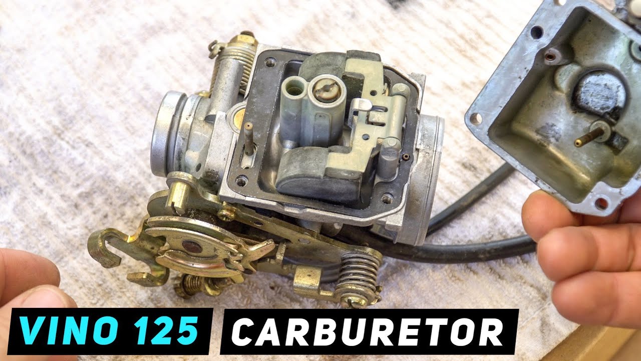 Yamaha Vino / Bianco 125 - Carburetor Disassembly / Cleaning / Assembly | Mitch's Scooter Stuff