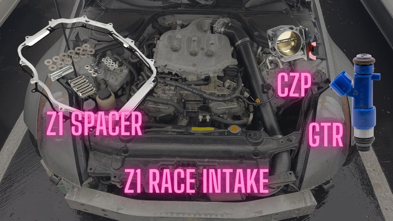 350z PORTED PLENUMS, PLENUM SPACERS, RACE INTAKE, GTR INJECTORS, BIG THROTTLE and MORE!