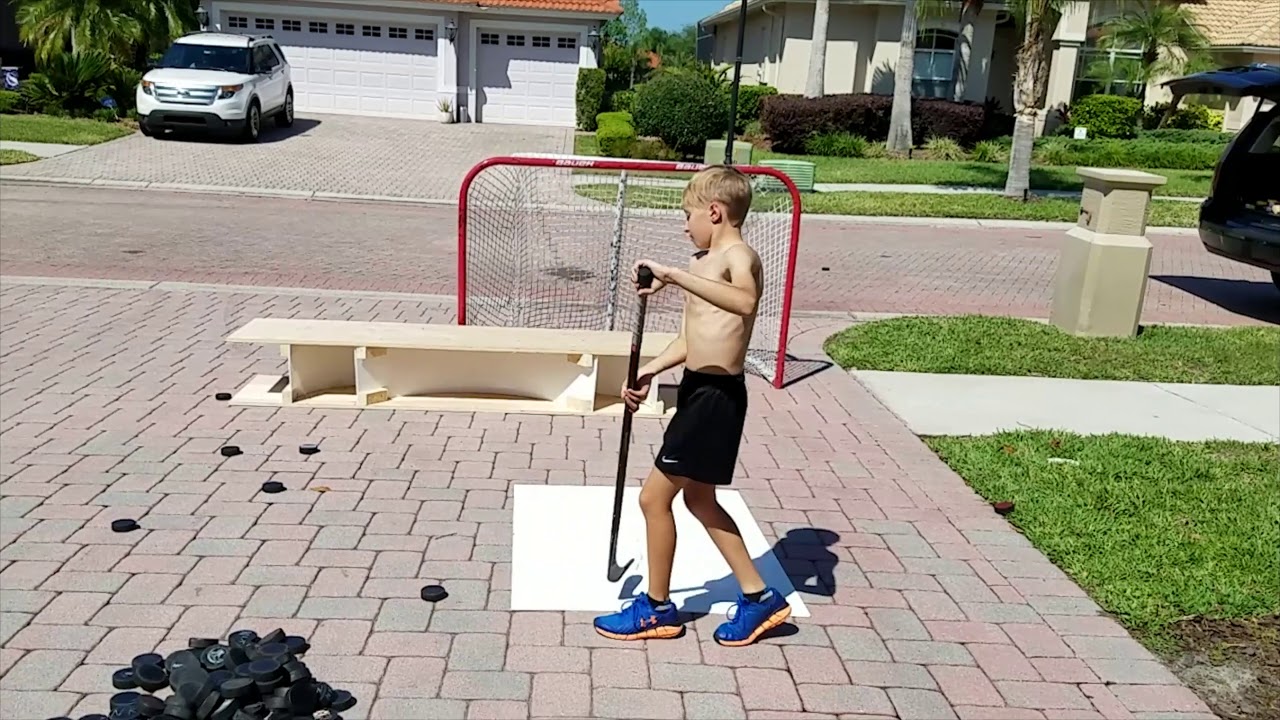 Hockey Goal Net that Returns the Pucks Detailed Build Video