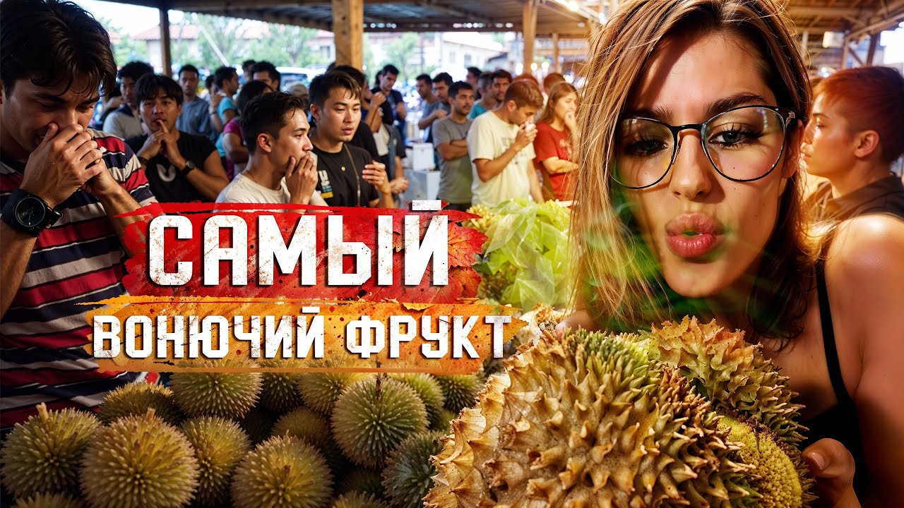 ФРУКТЫ ТАЙЛАНДА 🥭 Пробуем ДУРИАН! Самый ВОНЮЧИЙ ФРУКТ в мире, так ли это? Таиланд, Пхукет.