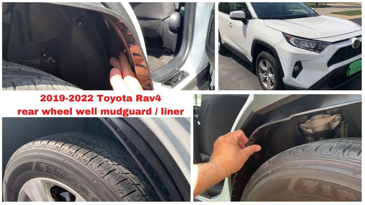 2019-2022 Toyota Rav4 rear wheel well  mudguard liner