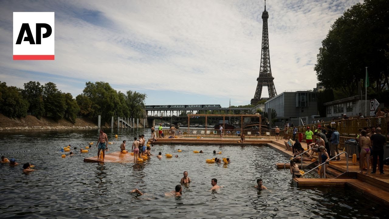 River Seine in Paris reopens for public swimming for first time in a century