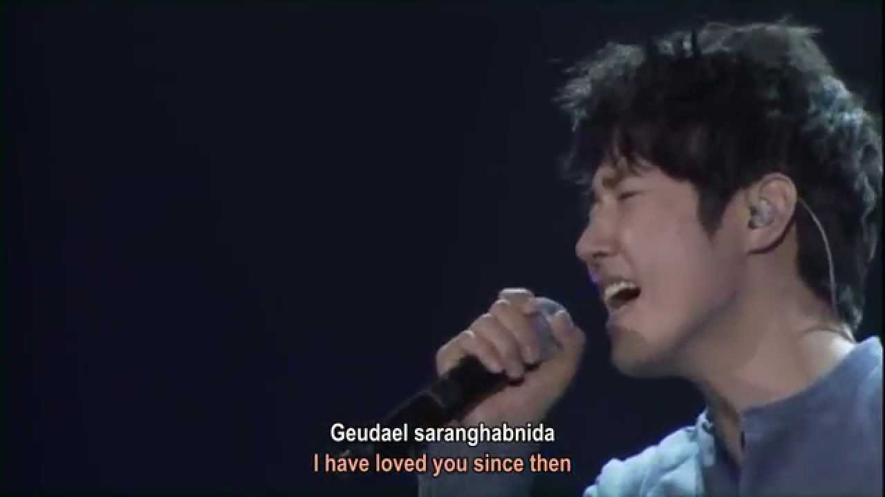 Yoon Sang Hyun 尹相鉉 윤상현 ユン・サンヒョン - I Love You (사랑합니다 / Saranghamnida) @ 2013 Spring Live (Eng-+Rom)