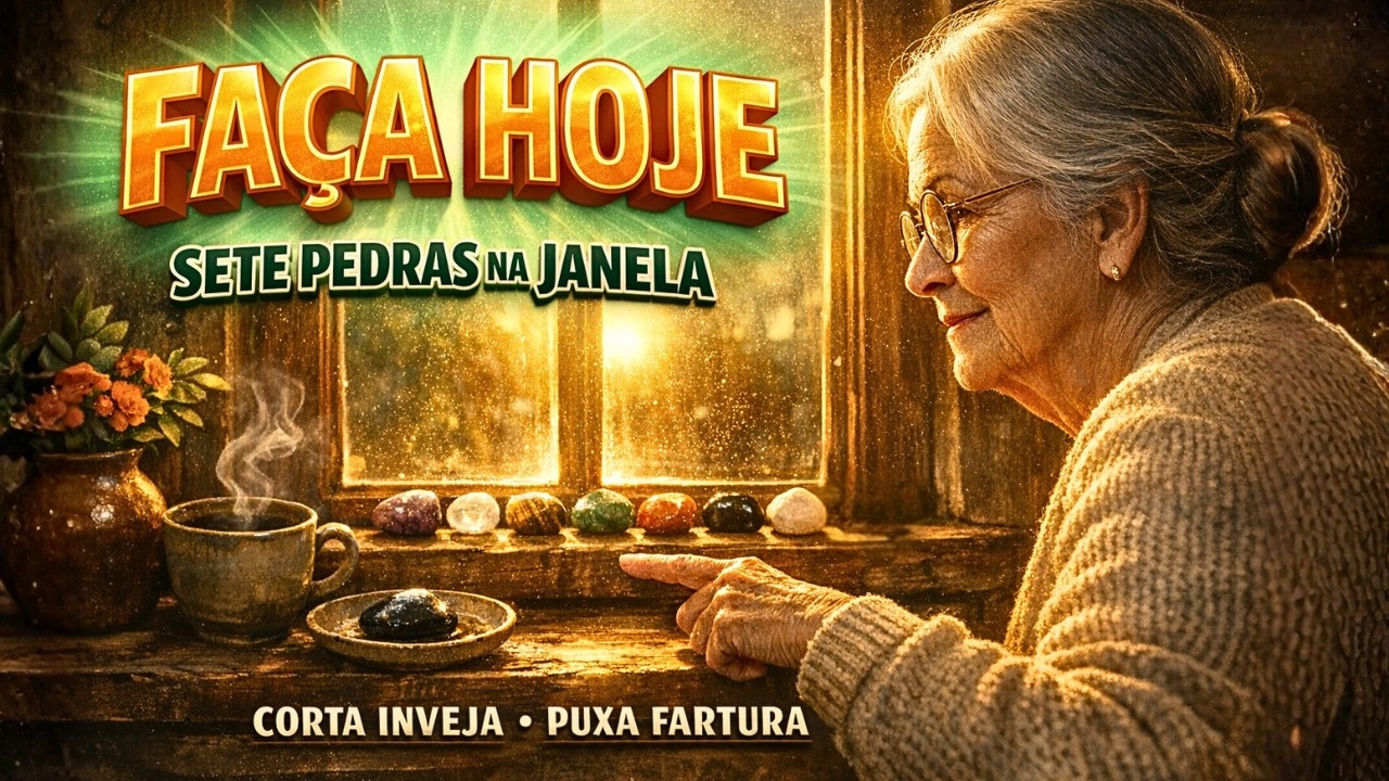 SETE PEDRAS NA JANELA: A CASA MUDA DE CLIMA E A PROSPERIDADE COMEÇA A ENCOSTAR (JEITO DAS AVÓS)