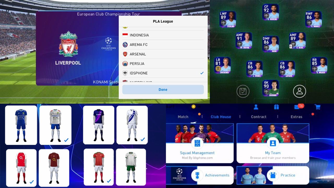 [20-02-20] PES Mobile 2020 UCL FULL LICENSED | IDSPHONE PATCH V4.2.0
