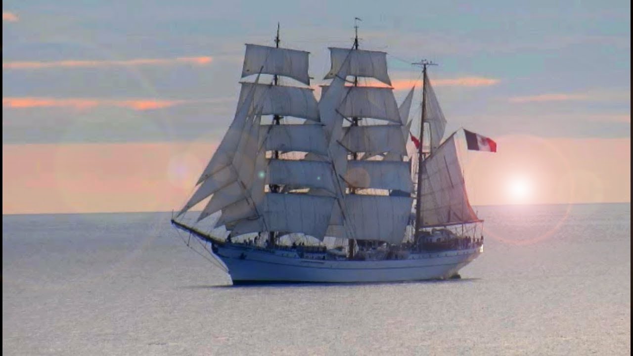 ARM Cuauhtémoc sail vessel in The North Sea.