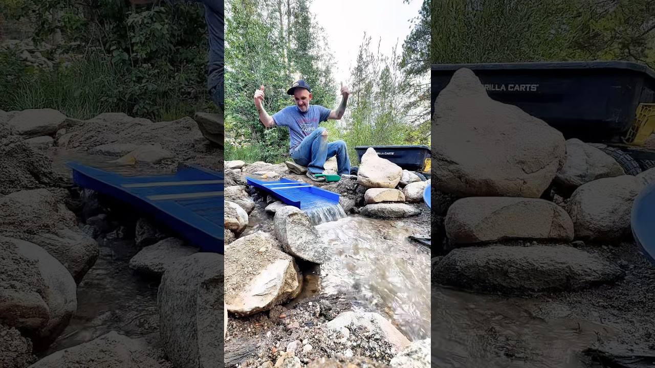 Prospecting for gold in colorful Colorado