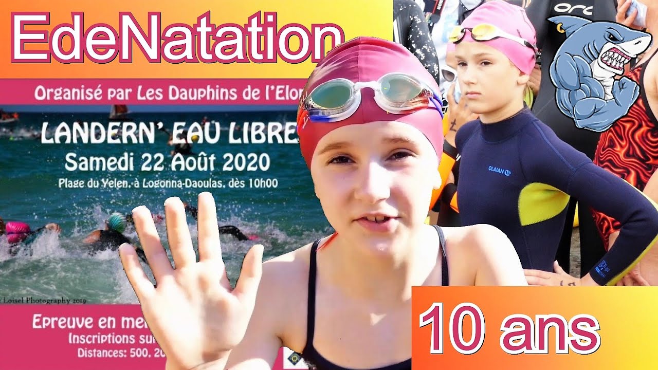 Landern'Eau libre Eden Natation 10 ans Dauphins De L'Elorn