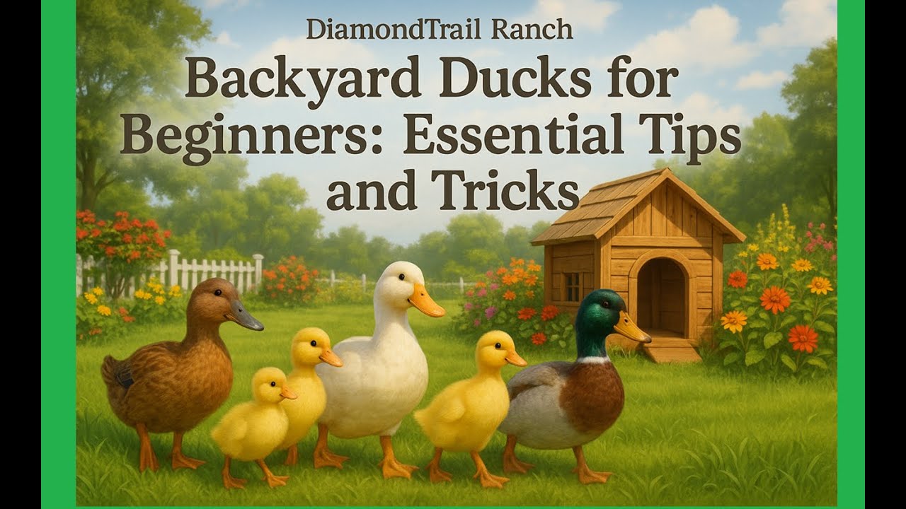 Backyard Ducks for Beginners: Essential Tips and Tricks For ALL Backyard Farmers