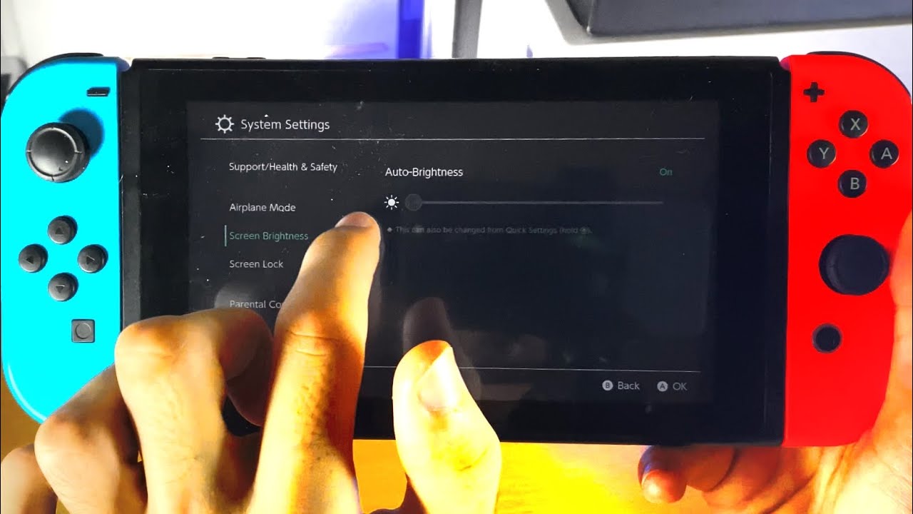 How To Turn Down Brightness on Nintendo Switch