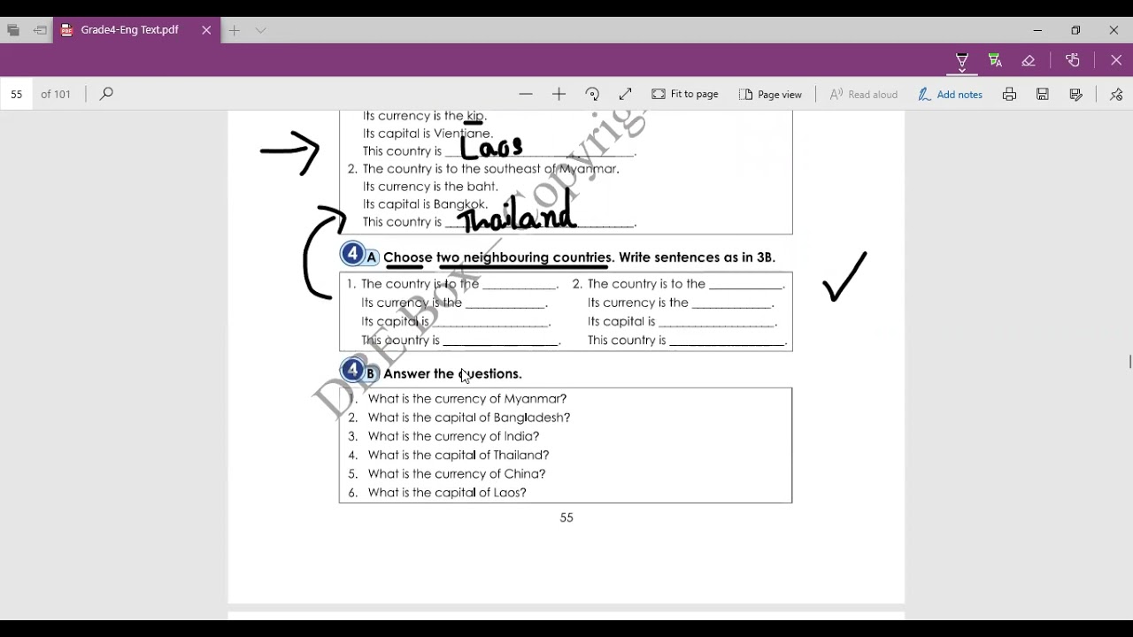 Grade(4) English Unit(6) Lesson (2) 3A, 3B, 4A, 4B