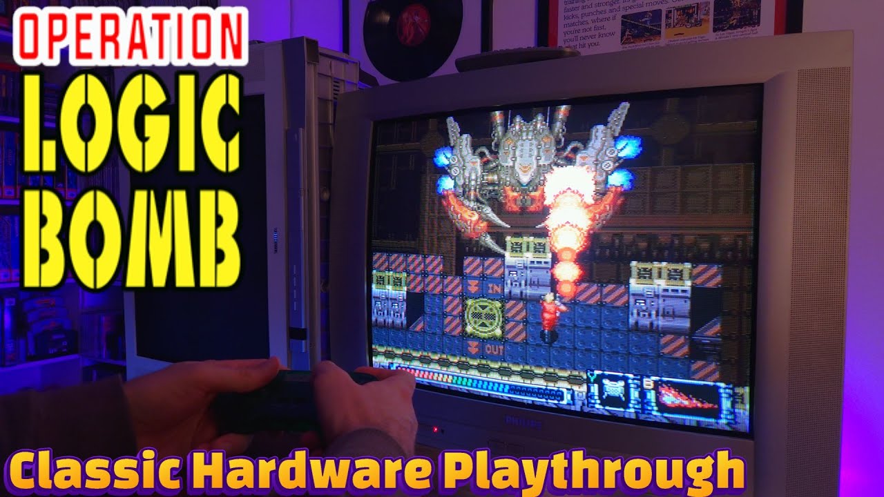 Operation Logic Bomb (1993, SNES) — Jaleco’s Underrated Sci‑Fi Top‑Down Shooter