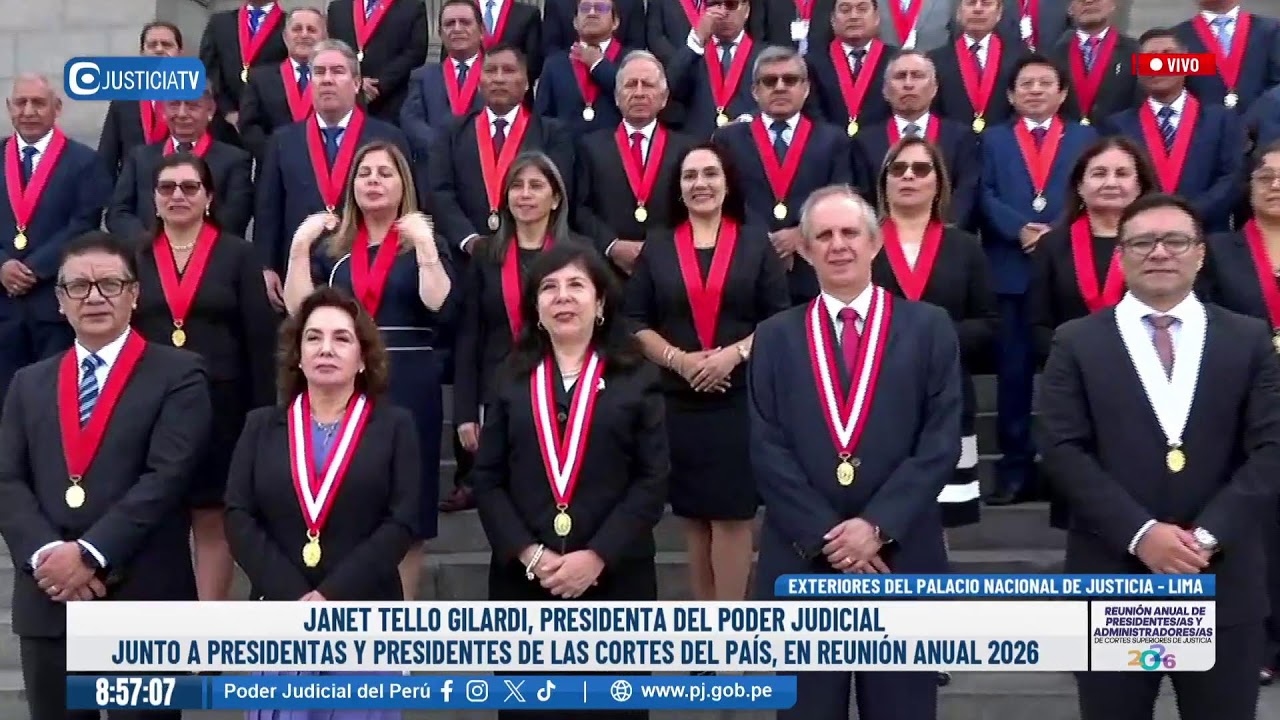 🔴#EnVivo | Reunión Anual de Presidentas y Presidentes de las Cortes Superiores, Gerentes