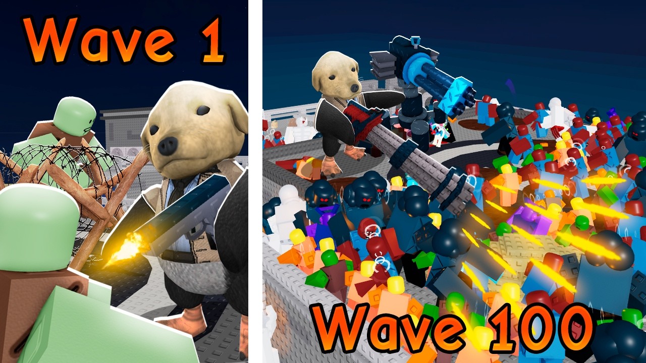 FROM NOOB TO GOD IN ONE VIDEO IN SURVIVE ZOMBIE ARENA ON Roblox