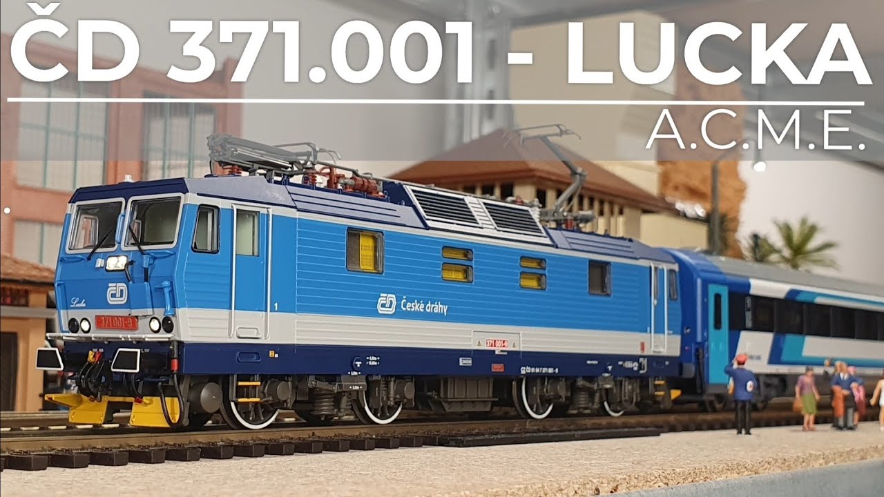 Beautiful A.C.M.E. ČD 371 Lucka + EuroCity Hungaria