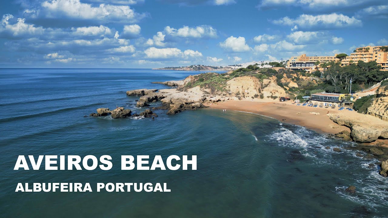 Aveiros Beach, Albufeira, Algarve, Portugal | A 4K Drone Paradise