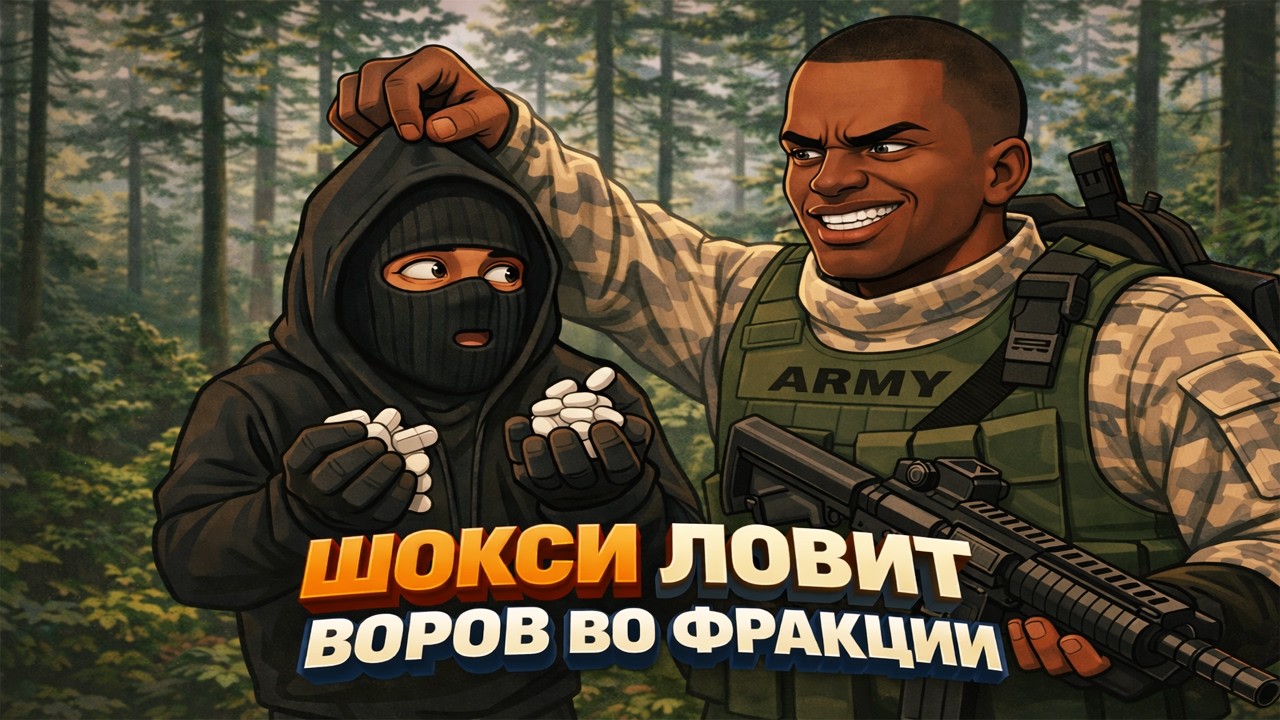 ШОКСИ ЗАБАНИЛ ВОРА АНАЛЬГЕТИКА В ГТА 5 РП ?