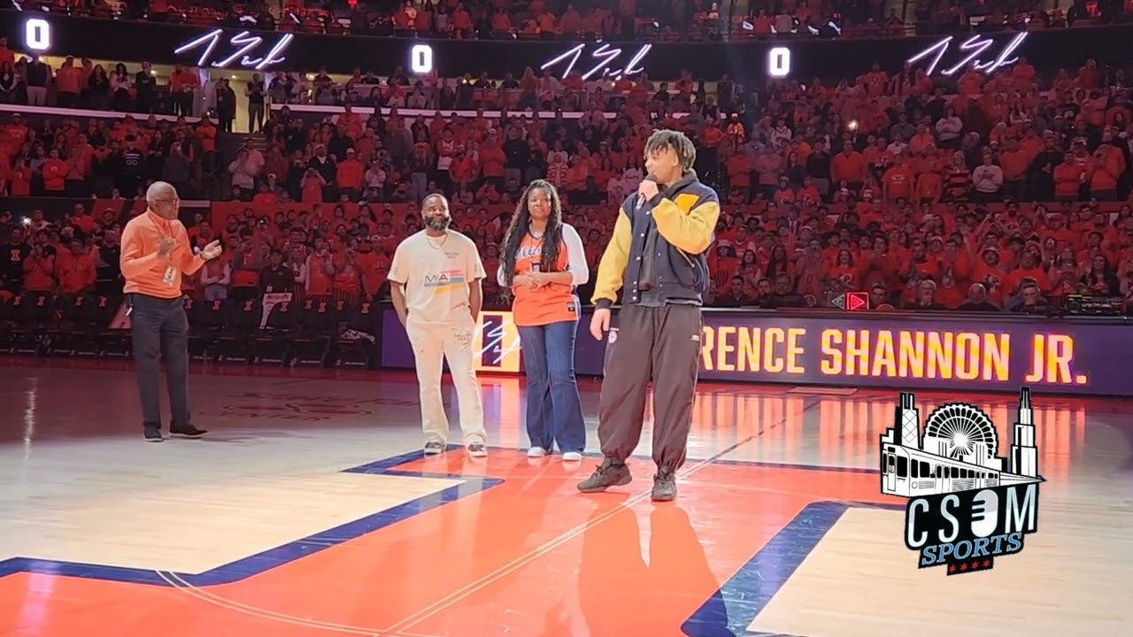 Terrence Shannon Jr. Jersey Ceremony: Illini MBB (2/15/25)