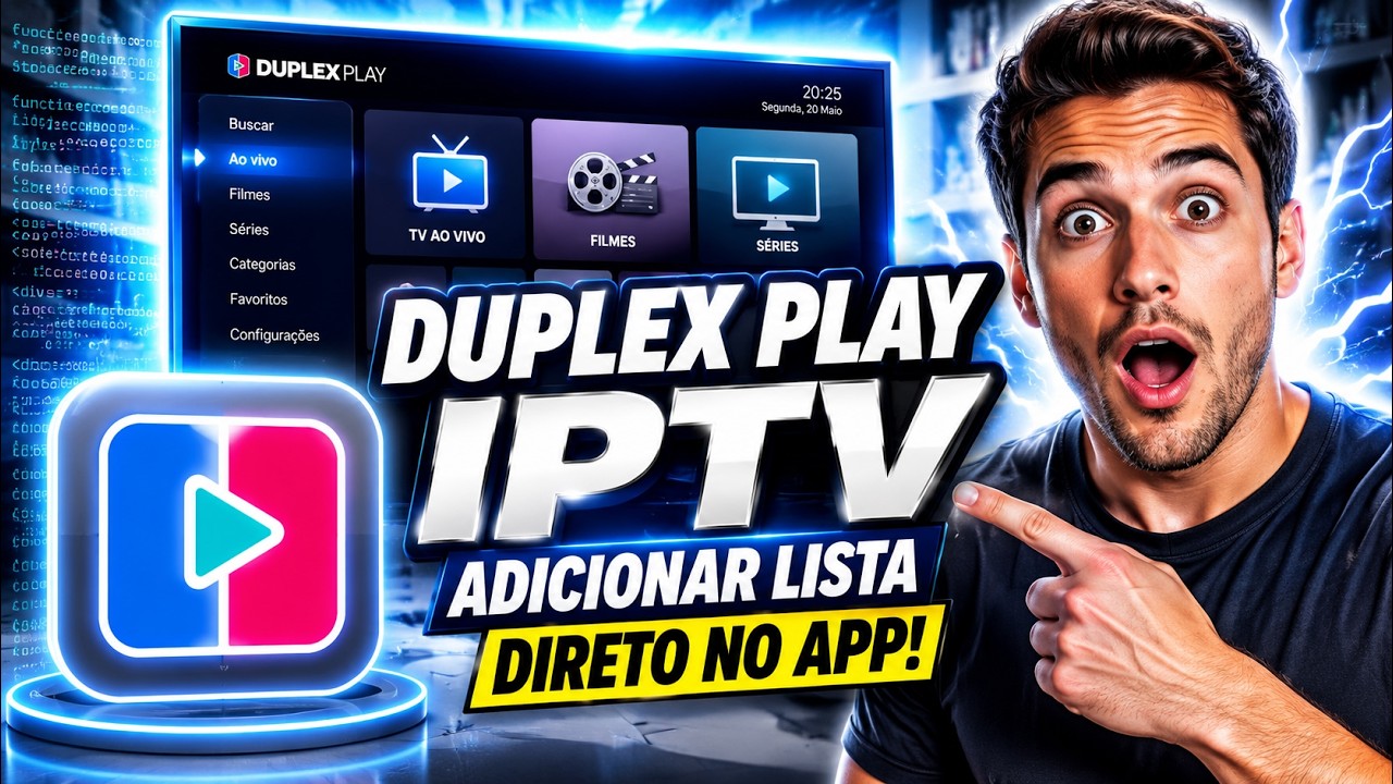 Duplex Play IPTV 📺 Como Adicionar Lista Direto Pelo Aplicativo #DuplexPlay #IPTV