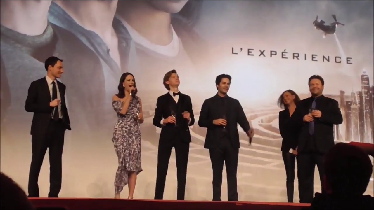 Maze Runner : Death Cure - Paris Premiere (Dylan O'Brien Thomas Brodie Sangster Kaya Soderlario)