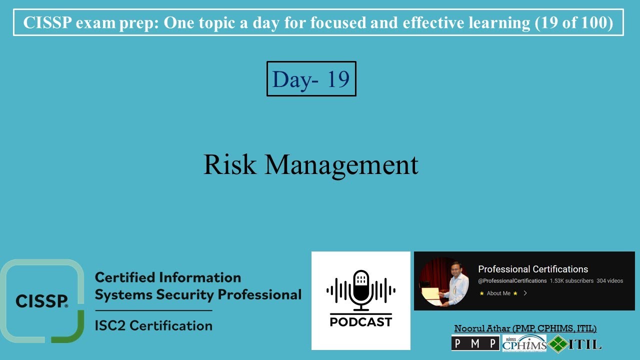 CISSP Exam Prep -019 | Risk Management | 📗