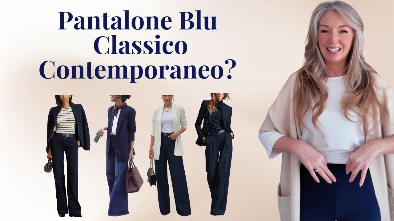 Come rendere Contemporaneo il Pantalone Blu - Pantaloni blu di moda