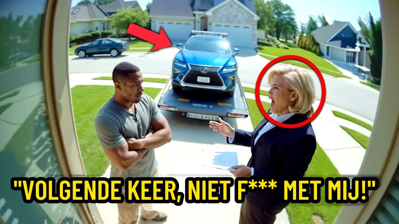 VvE Karen bleef haar auto op de oprit van een zwarte man parkeren, tot hij haar auto liet wegslepen!