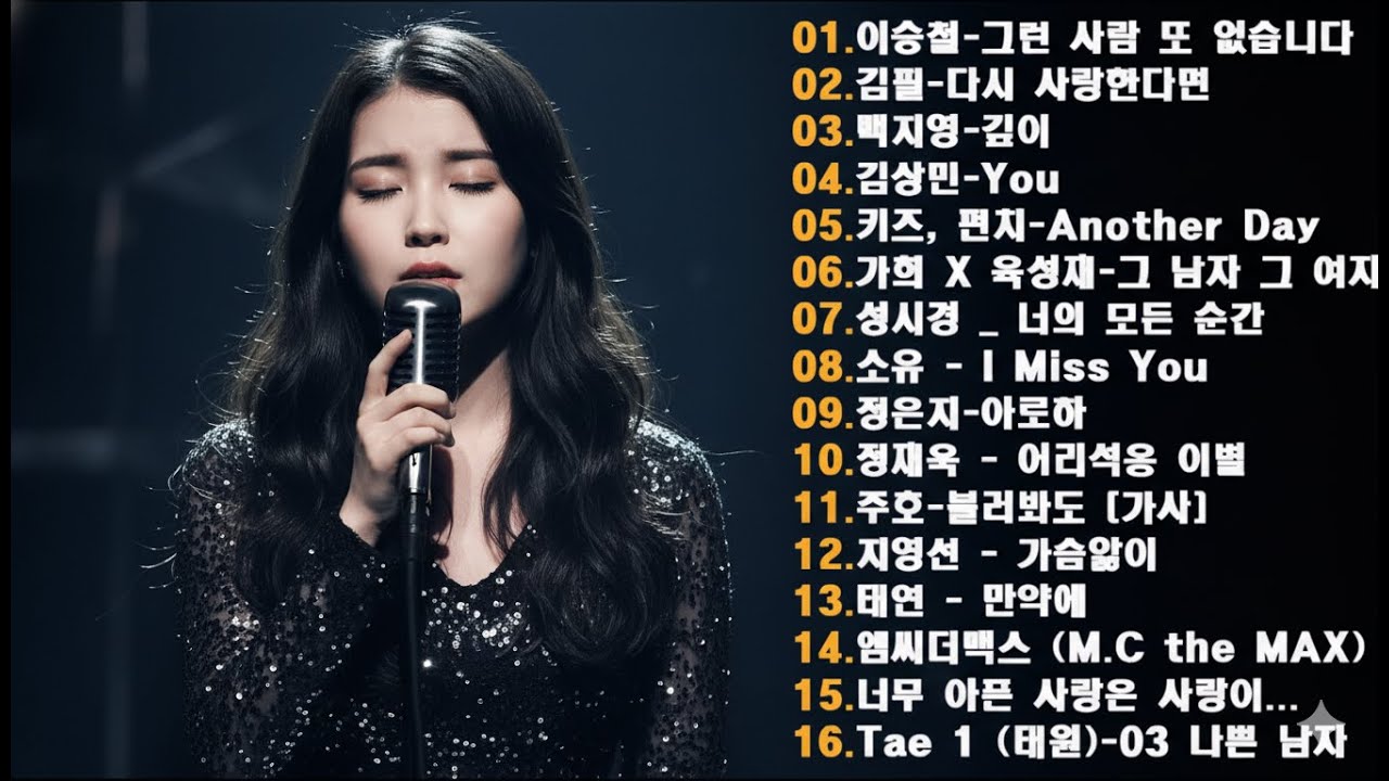 💿 그 시절을 닮은 감성 발라드 모음 (1990~2025) ｜들으면 마음이 따뜻해지는 명곡들｜조용히 스며드는 추억의 선율