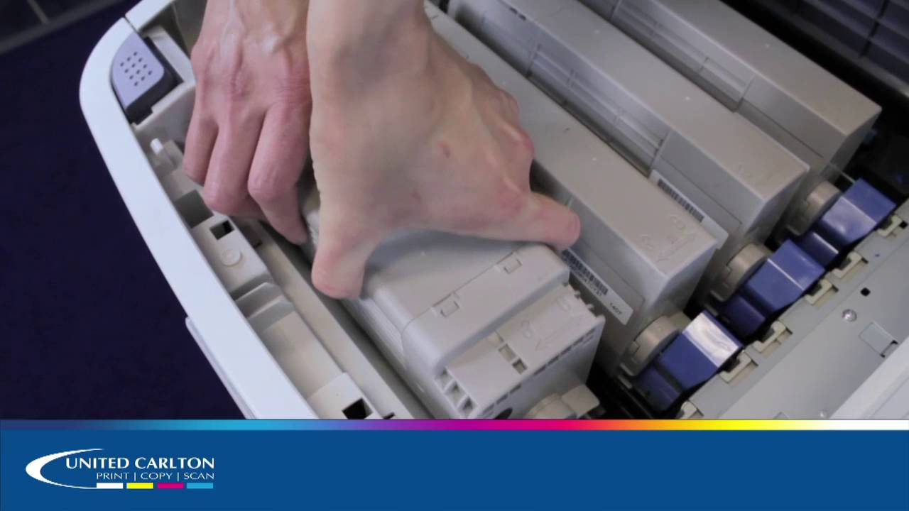 How to change the toners and fuser units on Toshiba 287 - 407 Range