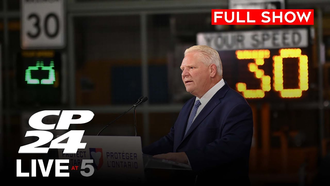 Doug Ford to axe speed camera program effective next month | CP24 Live at Five for Sep 25, 2025
