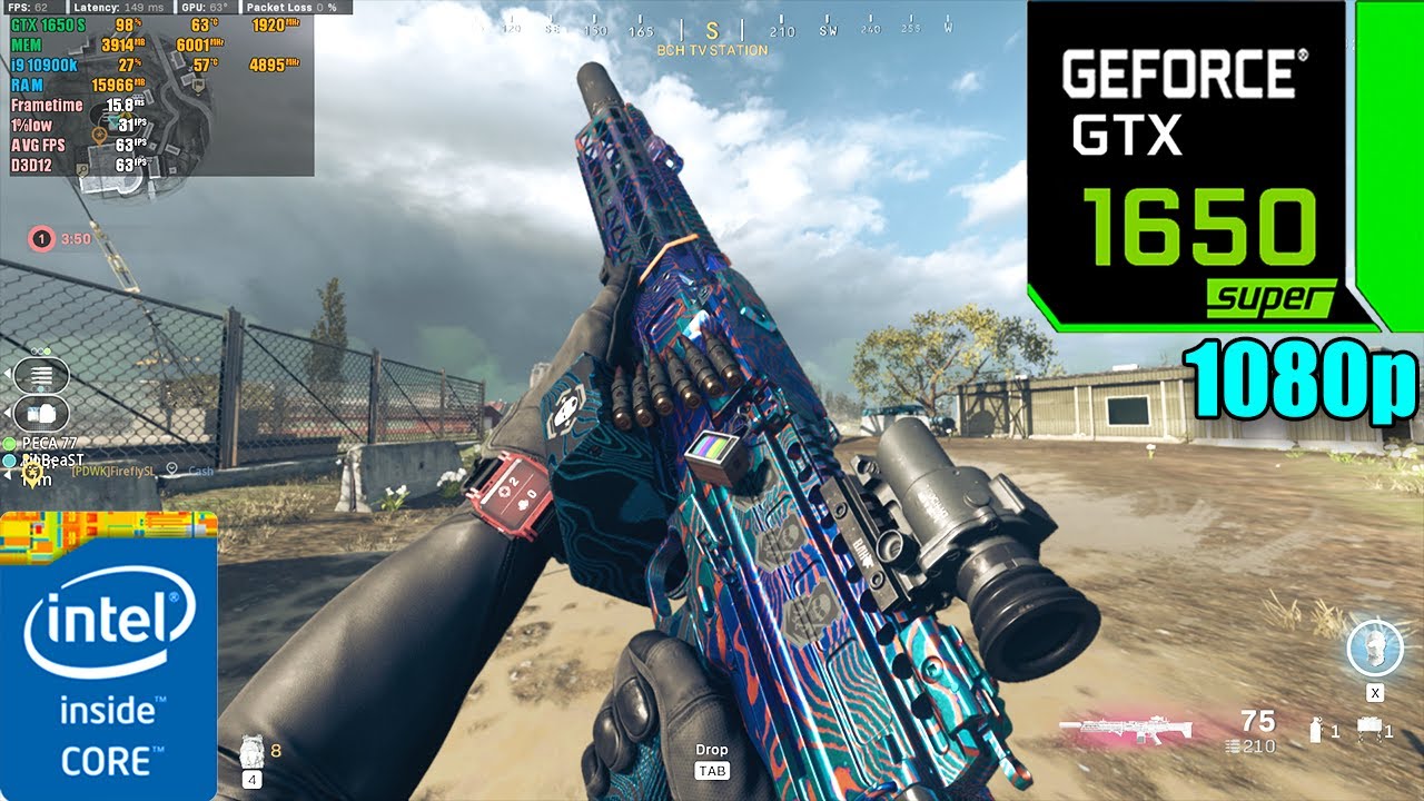 Call of Duty : Warzone Battle Royale | GTX 1650 Super 4GB