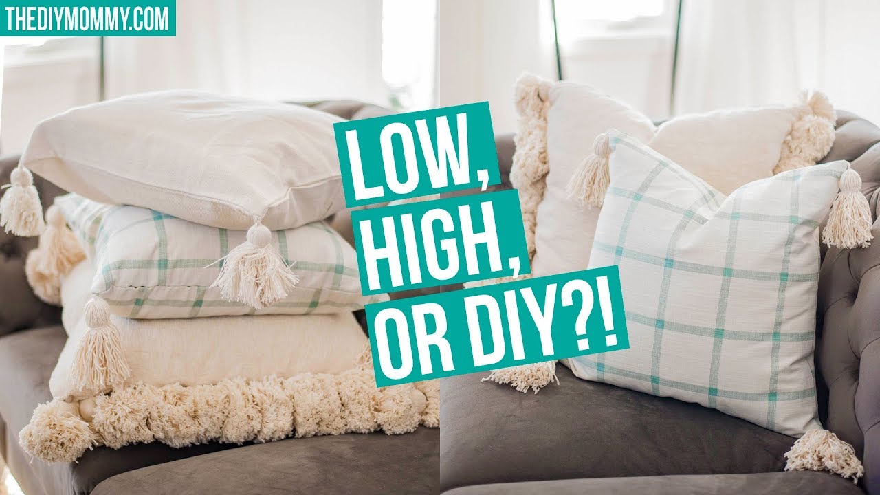 LOW, HIGH or DIY?! 💖 TASSEL PILLOW