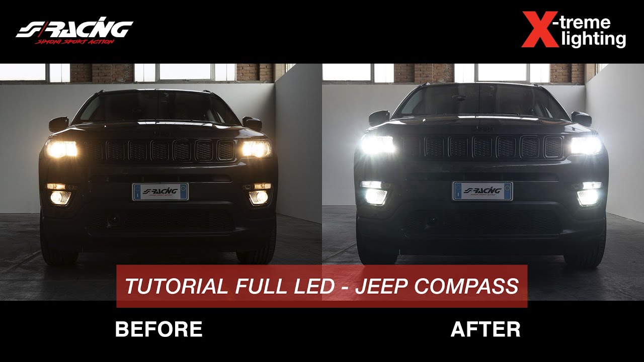 [ENG] Jeep Compass Led Conversion - Simoni Racing