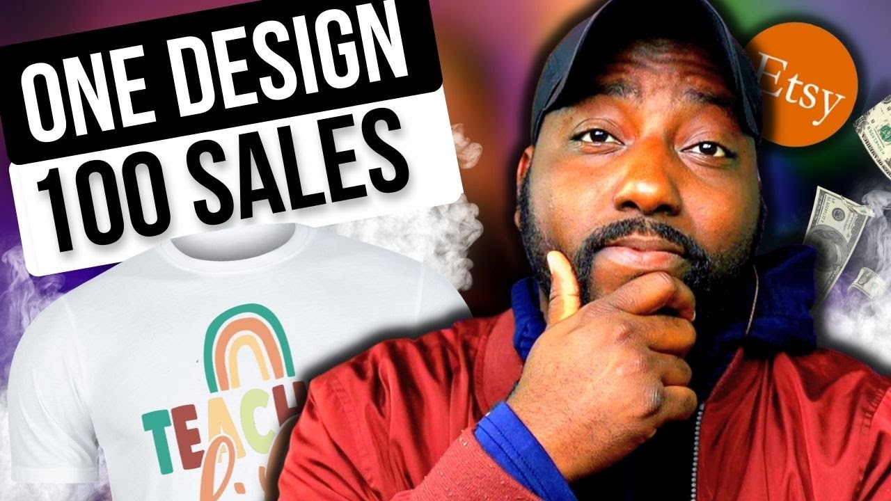 Как создавать и продавать футболки с печатью по запросу на Etsy! Пошаговая инструкция по продаже ...