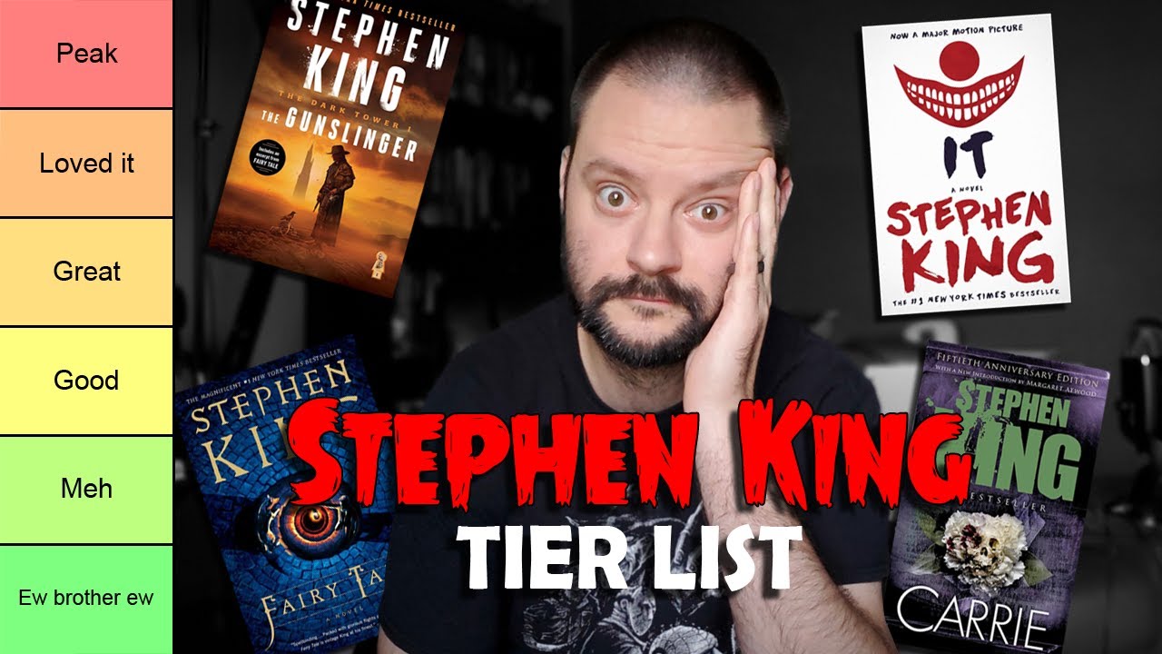 Tier ranking every Stephen King book I've read