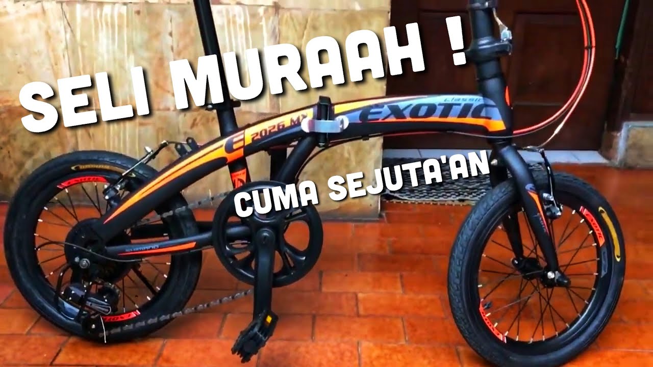 EXOTIC Classic 2026 MX 16inch, 7 Speed | Unboxing | Review Sepeda Lipat MURAH Sejutaan