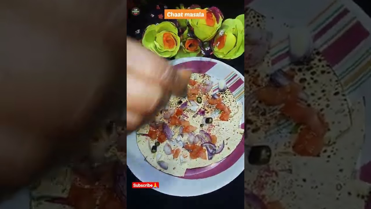 Papad Chaat |😳😋Street food mumbai |#shorts #streetfood #mumbai