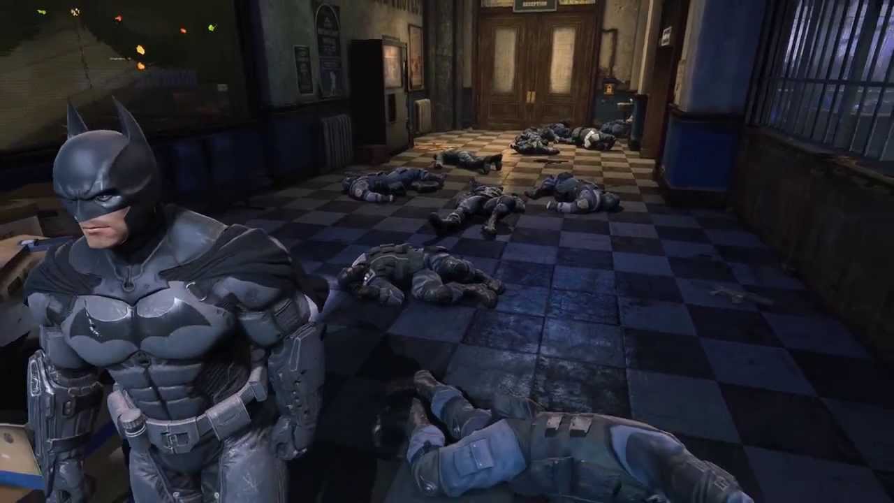 Batman Origins - Swat Conference Room - Complete Takedown