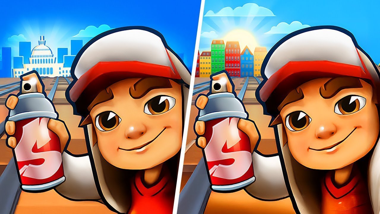 Subway Surfers Mexico 🆚 Subway Surfers Bali, Subway Surfers Map Comparison