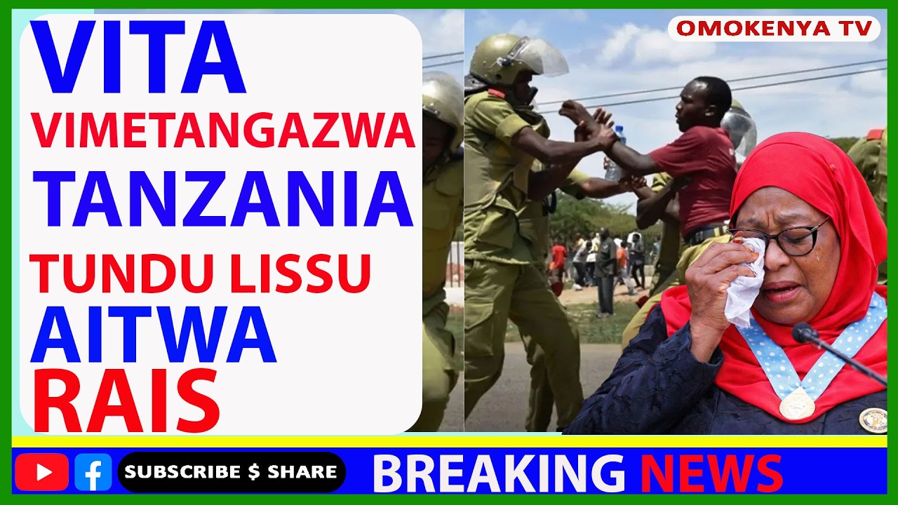 Breaking News: Hali Si Hali Tena Tanzania , Hatari Yatangazwa