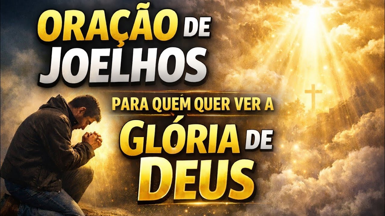 ORAÇÃO DE JOELHOS PARA VER A GLÓRIA DE DEUS - MOVIMENTO EU SOU PRÓSPERO