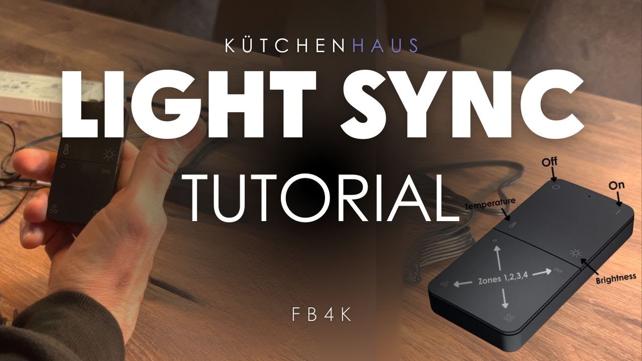 💡 Kutchenhaus Lighting Sync Tutorial + Remote Diagram