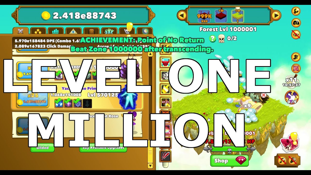 Clicker Heroes: Level One Million