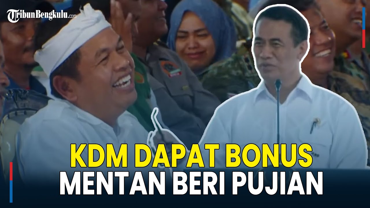 [Full] Kang Dedi Mulyadi Fokus Simak Pidato Mentan Amran, Diberi Bantuan Tambahan Gegara Pelayanan