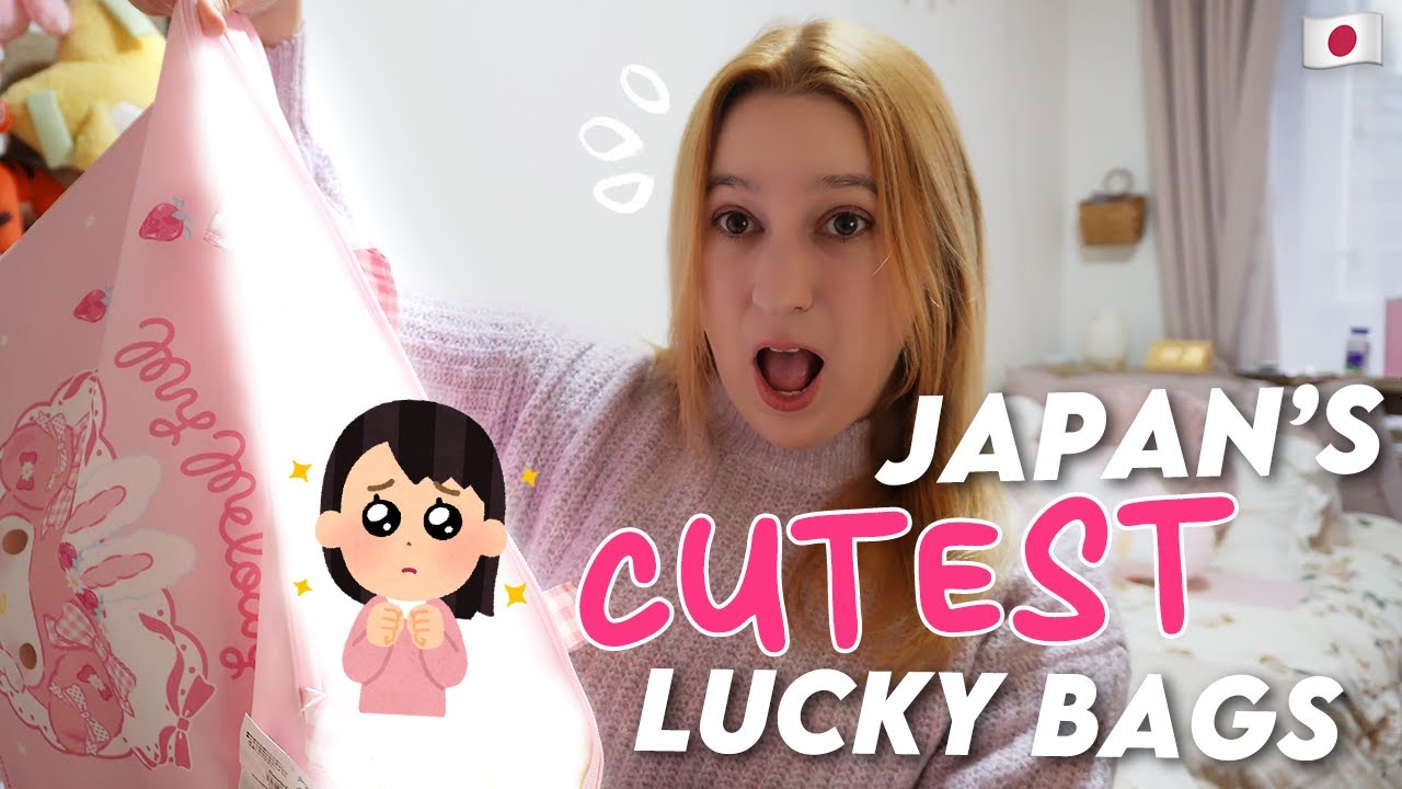 Opening $50 SANRIO and Kawaii Lucky Bags in Japan 🍡🇯🇵 | Fukubukuro 2024