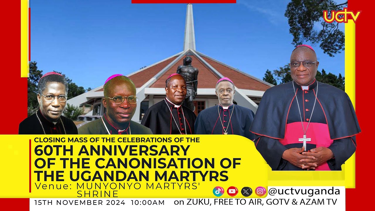 60th Anniversary of the Canonizations of the Uganda Martyrs | Munyonyo Martyrs Shrine | 15 Nov 2024