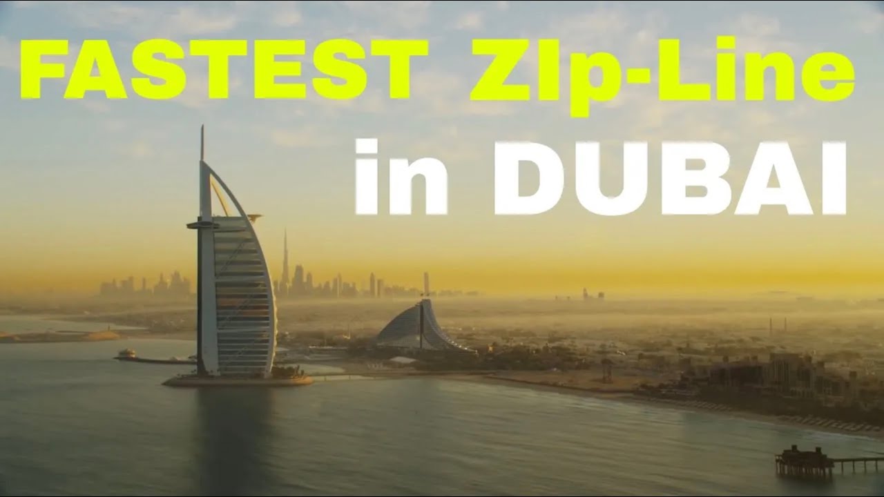 Dubai&rsquo;s Fastest Urban Zipline! 🔥 Soaring Above the Marina 🇦🇪