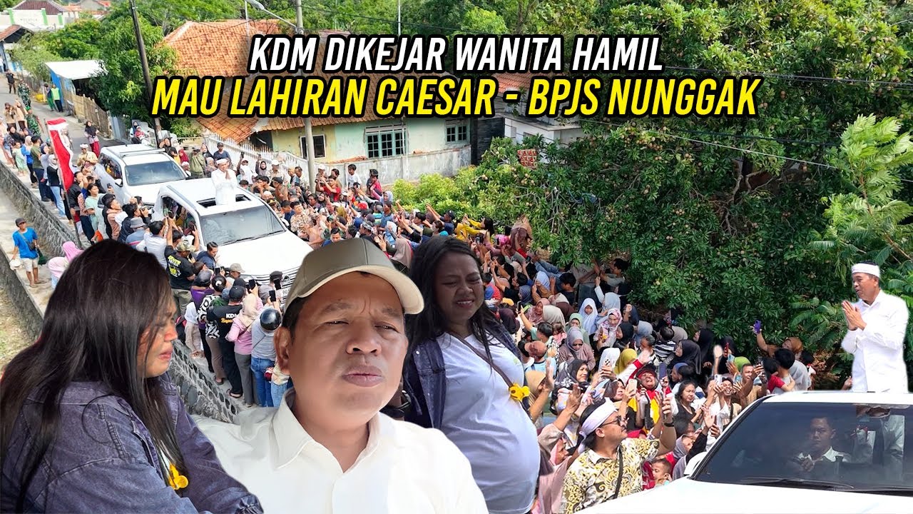 KDM DIKEJAR WANITA HAM1L | MAU LAH1RAN CAESAR - BPJS NUNGGAK