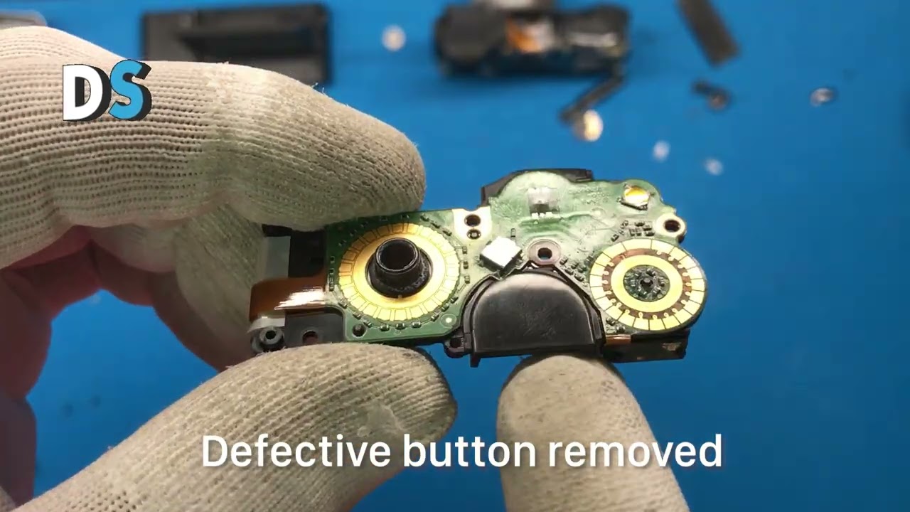 How to repair Fujifilm camera X100V - exchange shutter button